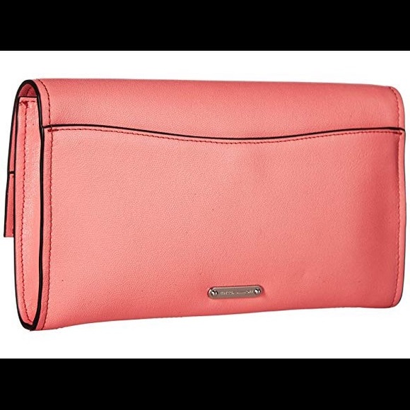 Rebecca Minkoff Jean Clutch in Coral - Picture 2 of 4